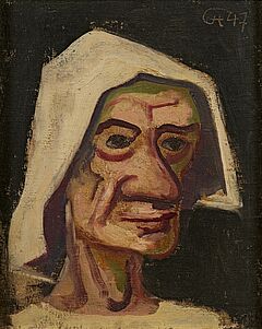 Karl Hofer - Alte Frau, 80345-1, Van Ham Kunstauktionen