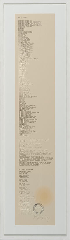 Joseph Beuys - Food for Thought, 66387-5, Van Ham Kunstauktionen