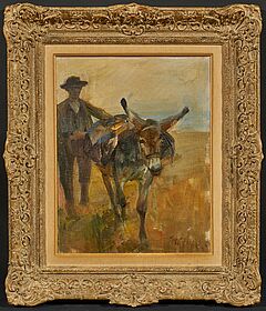 Heinrich von Zuegel - Esel mit Treiber, 76382-1, Van Ham Kunstauktionen
