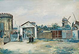 Maurice Utrillo - La Tour du Philosophe et le Moulin de la Galette, 65705-1, Van Ham Kunstauktionen