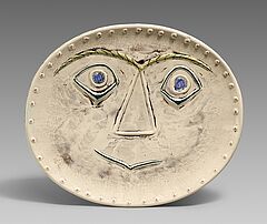 Pablo Picasso Ceramics - Geometric Face, 79282-1, Van Ham Kunstauktionen