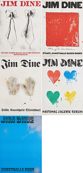 Jim Dine - Konvolut von 5 Plakaten, 69500-39, Van Ham Kunstauktionen