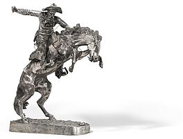 Frederic Remington - The Bronco Buster, 69600-1, Van Ham Kunstauktionen