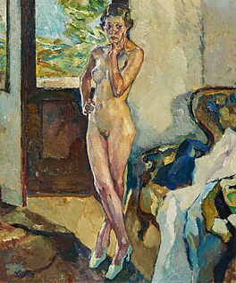 Leo Putz - Am Fenster, 73140-1, Van Ham Kunstauktionen