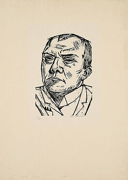 Max Beckmann - Selbstbildnis, 77671-25, Van Ham Kunstauktionen