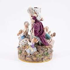 Meissen - Grosse Gruppe Die Liebesschule, 79918-27, Van Ham Kunstauktionen