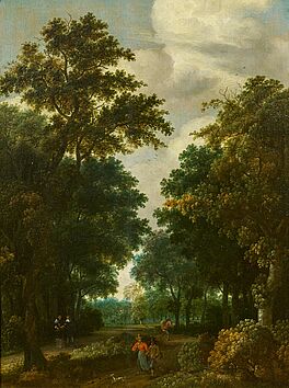 Salomon Rombouts - Waldlandschaft mit Figuren, 73593-21, Van Ham Kunstauktionen